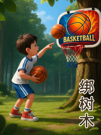 Adjustable Height Indoor Outdoor Basketball Hoop for Kids and Adults - Portable Training Stand for Home Use and Competition