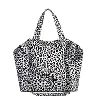 Leopard Print Large Capacity Tote Bag for Women, Commuter Shoulder Handbag