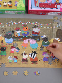 Peppa Pig and Friends Jigsaw Puzzles for Kids and Adults, 300 Pieces