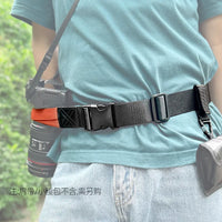 Detachable Camera Waist Belt with Decompression Shoulder Strap for DSLR/Mirrorless Cameras