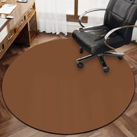 Solid Color Round Chair Mat for Hard Floors - Noise Reduction & Floor Protection