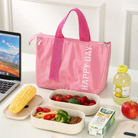 Large Capacity Insulated Lunch Bag for Students and Office Workers, Portable Picnic Cooler Tote with Thick Aluminum Foil Lining