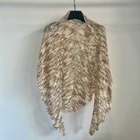 Fashion Vintage Knitted Shawl Lightweight Breathable Sun Protection Cardigan