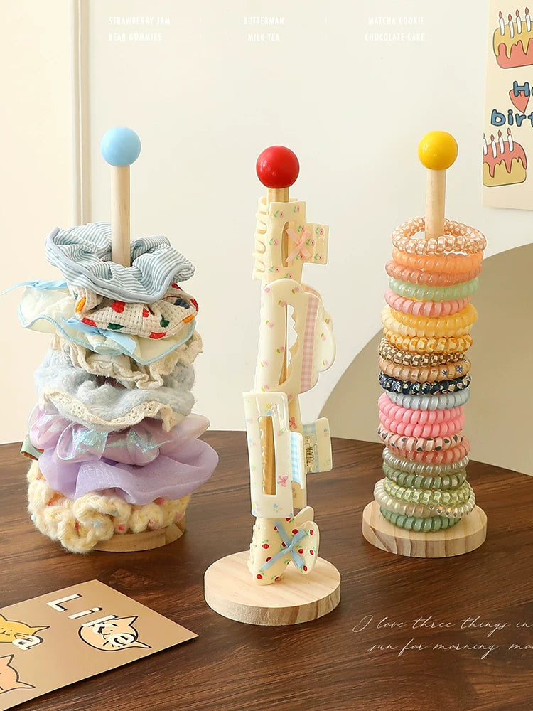 Hair Accessories Organizer Stand for Hair Ties, Headbands, and Clips