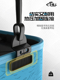 Portable Foldable Live Fish Bucket Multi-functional Thickened Fishing Water Bucket Outdoor Fishing Tackle