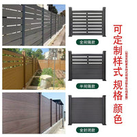 Wood Plastic Composite Outdoor Fence Panel for Garden Patio Wall, Flame Retardant & Waterproof