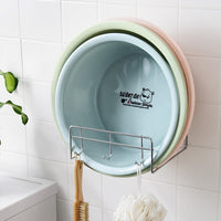 No-Drill Bathroom Basin Rack with Storage Shelf