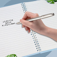 Minimalist Solid Color Loose-Leaf Notebook for Students, A4/A5/B5 Lined Paper
