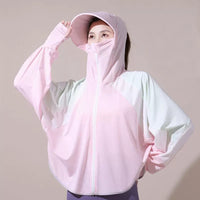 Women's UPF 50+ UV Protection Ice Silk Sun Protection Hoodie