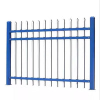 Zinc Steel Outdoor Fence Panel for Residential, Villa, and Factory Perimeter Security