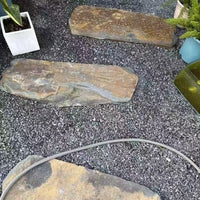 Natural Bluestone Irregular Stepping Stones for Outdoor Garden and Patio Pathways