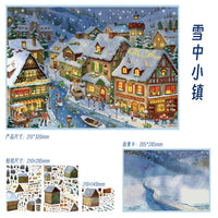 Weather Sunny 20.0 Encounter Time Series Diorama Stickers Street Scene Miniature Collage Toy for DIY Handcrafts