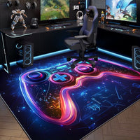 Gaming Room Area Rug Non-Slip Floor Mat for E-Sports Chair Living Room Bedroom