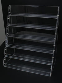 Acrylic Tiered Display Stand for Badges Medals Cards and Collectibles