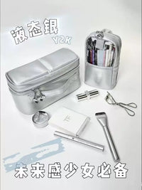 2026 New Large Capacity Multi-functional Portable Foldable Cosmetic Brush and Makeup Organizer Bag