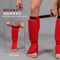 Martial Arts Shin and Instep Protector for Boxing Taekwondo Sanda Combat Training