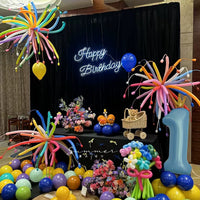 Dopamine Fireworks Balloon Set for Birthday Party Decoration