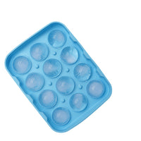 Silicone 12-Hole Round Ice Ball Maker Mold for Whiskey Cocktails