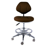 360-Degree Swivel Dental Assistant Stool with Adjustable Height, Multi-Color Hospital Clinic Chair