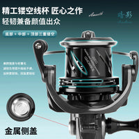 Carbon Fiber Long Cast Spinning Reel for Freshwater and Saltwater Fishing