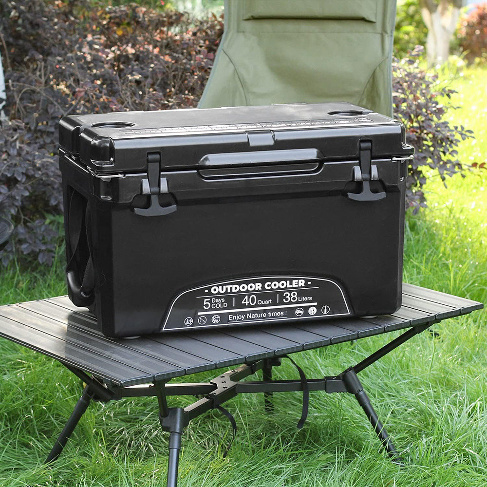 38L Rotomolded PU Outdoor Cooler Box for Fishing, Camping, and Medical Cold Storage