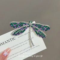 Sparkling Dragonfly Cat Brooch for Suits and Outfits, Fashionable Lightweight Luxury Pin