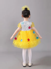 Kids' Star Princess Tutu Dress for Dance Performance and Parties