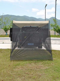SUV Tailgate Tent with Mosquito Net, Sunshade, and Rain Protection