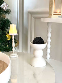Ceramic Cup Crystal Stone Volcanic Ball Flameless Aroma Diffuser Gift Set for Home Decor