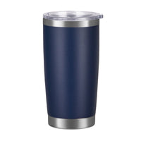 20oz Sublimation Stainless Steel Car Tumbler with Lid, Double-Wall Vacuum Insulated Travel Mug for Hot & Cold Drinks