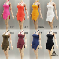 1/6 Scale Cheongsam Dress for 12-inch Female Action Figures, Non-Staining