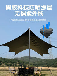 Outdoor Waterproof Sunshade Canopy Tent for Camping and Picnics