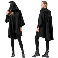 Renaissance Hooded Cloak Medieval Costume for Halloween Cosplay