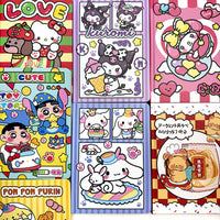 A5 Fruit Cartoon Hardcover Notebook Diary with Color Pages