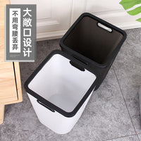 Matte Open-Top Waste Bin for Home, Kitchen, Bedroom, and Bathroom