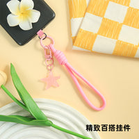 Starfish Phone Lanyard with Door Buckle Keychain Pendant DIY Material Kit