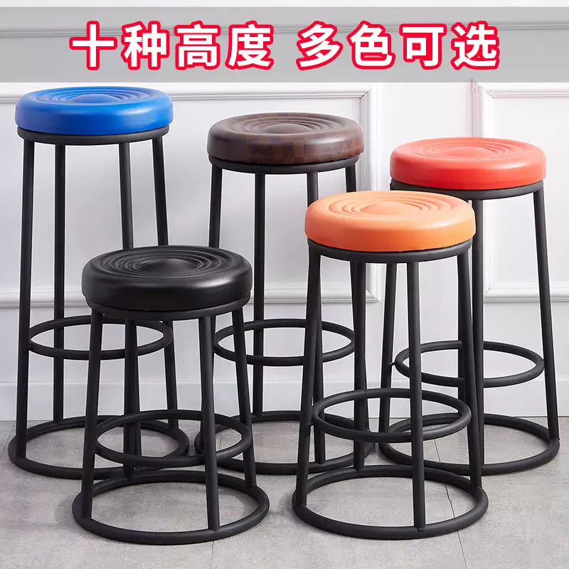 Bar Stool with Soft Padded Seat for Counters, Game Rooms, Cafes, and Milk Tea Shops