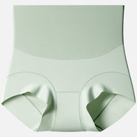 Women's Postpartum Tummy Control Hip Lift Briefs Ice Silk Cotton Antibacterial Shapewear