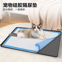 Reusable Waterproof Silicone Pet Training Pad for Dogs and Cats
