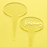 Acrylic Plant Labels Garden Stakes for Potted Plants, Flowers, Fruits, and Vegetables