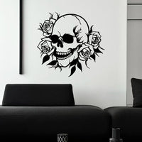 Halloween Skull Metal Wall Art Decor