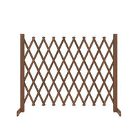 Expandable Wooden Fence Pet Gate Garden Barrier