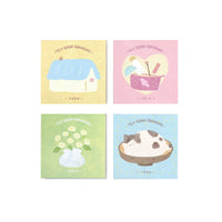 Twilight Non-Adhesive Material Book, Teatime Roaming Series, Creative Pattern Journaling Paper