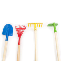 Kids' Beach Garden Tool Set - Rake, Shovel, Hoe for Sand and Soil Play