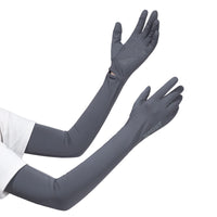 Women's UV Protection Cycling Gloves, Extended Sunscreen Ice Silk Gloves for Outdoor Electric Bike Riding