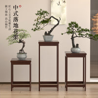 Bamboo Indoor Plant Stand with Multi-Tiered Shelves for Living Room Balcony