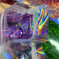 60g Bagged Laser Glitter Powder Mix for Makeup, Nail Art, DIY Crafts