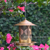 Hummingbird Feeder Outdoor Garden Yard Metal Craft Butterfly Dragonfly Bird Feeder