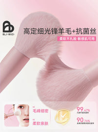 BLJ 11-12 Piece Professional Goat Hair Makeup Brush Set with Case/Holder