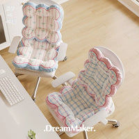 Cream Style Thickened Seat Cushion for Office, Dining, or Dorm Chairs